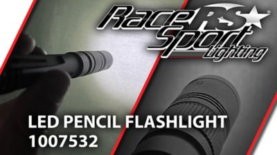 Image showing  3-Mode Rechargeable LED 350-Lumen Mechanics Pencil Flashlight with 4x Zoom Projector Lens