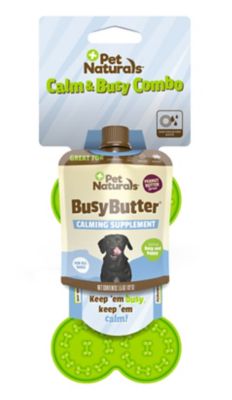 Pet Naturals Busy Butter Lick Mat and Treat Combo for Dogs