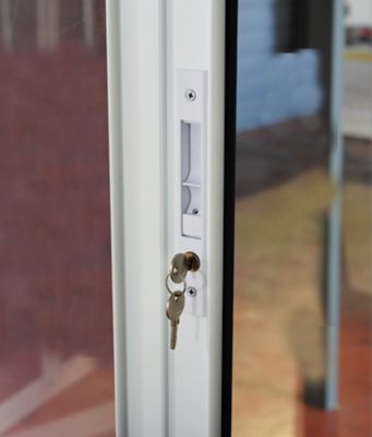 Image showing  SanRemo Patio Enclosure White with Screen Doors (6), 10 x 18ft.