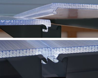 Image showing  SanRemo Patio Enclosure Gray/Clear with Screen Doors (6), 10 x 14ft.