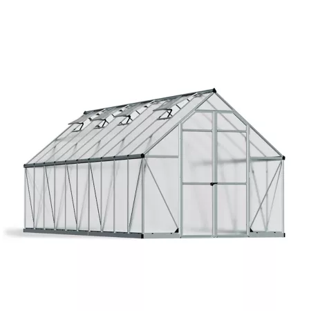 Canopia by Palram 8 ft long x 20 ft wide Essence Greenhouse Hobby Greenhouses