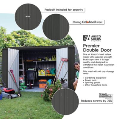 Image showing  10 ft. x 7 ft. Premier Metal Storage Shed, Monument