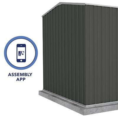 Image showing 5 th ABSCO 10 x 7ft. Premier Metal Storage Shed, Monument