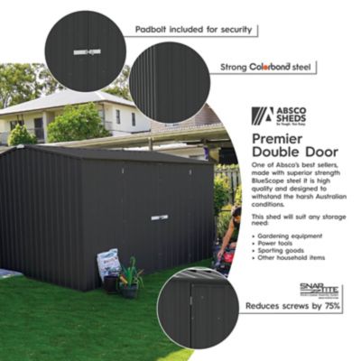 Image showing  10 ft. x 10 ft. Premier Metal Storage Shed, Monument