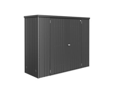 Biohort Equipment Locker 230 - 7.5 ft. x 2.7 ft. x 6 ft. - Dark Gray with Floor Kit