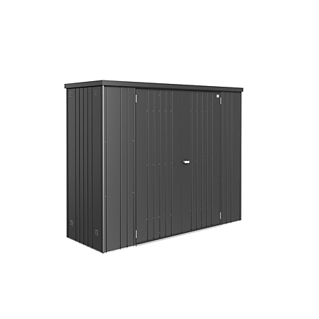 Biohort Equipment Locker 230 - 7.5 ft. x 2.7 ft. x 6 ft. - Dark Gray with Floor Kit