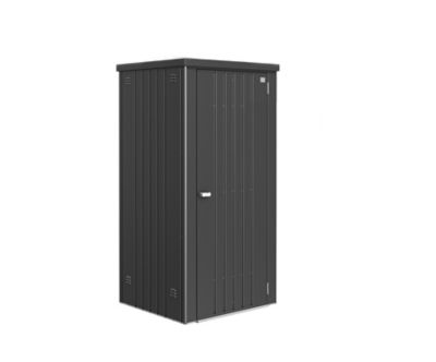 Biohort Equipment Locker 90 - 3 ft. x 2.7 ft. x 6 ft. - Dark Gray with Floor Kit