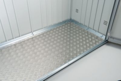 Image showing 7 th Biohort Equipment Locker 90 - 3 ft. x 2.7 ft. x 6 ft. - Dark Gray with Floor Kit