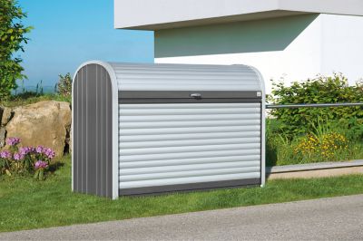 Image showing  20 sq. ft. StoreMax 190 Storage Unit, 6 ft. x 3 ft. x 4 ft., Dark Grey/Silver