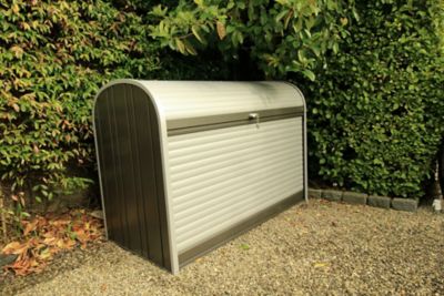 Image showing 6 th Biohort 20 sq. ft. StoreMax 190 Storage Unit, 6 ft. x 3 ft. x 4 ft., Dark Grey/Silver