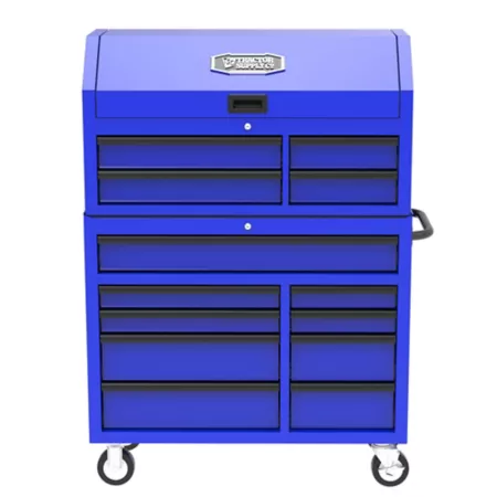 Tractor Supply 42 in 13-Drawer Mechanic's Tool Chest Blue Top Tool Chests