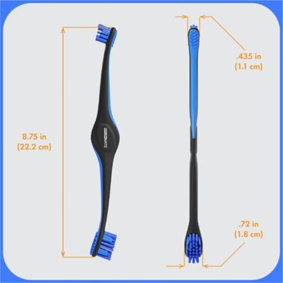Image showing  Dog Toothbrush, Dog Bite Block Assistant Bundle for Small Dog or Cat, Blue