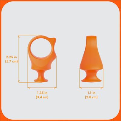 Image showing  Dog Toothbrush, Dog Bite Block Assistant Bundle for Small Dog or Cat, Orange