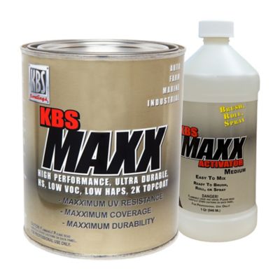 KBS Coatings KBS MAXX, Gallon, Med Activator, Clear/High Gloss