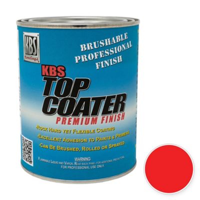KBS Coatings KBS Top Coater, Gallon, Fire Red