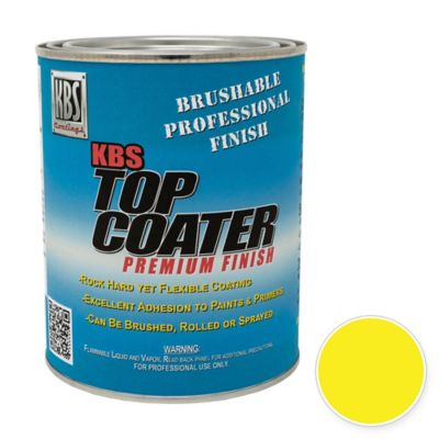 KBS Coatings KBS Top Coater, Gallon, Safety Yellow