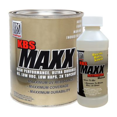 KBS Coatings KBS MAXX, Quart, Med Activator, Clear/Satin