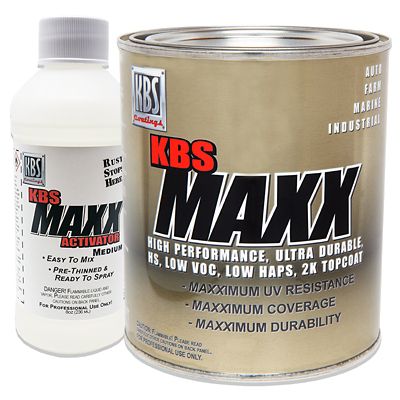 KBS Coatings KBS MAXX, Quart, Med Activator, John Deere Industrial Yellow