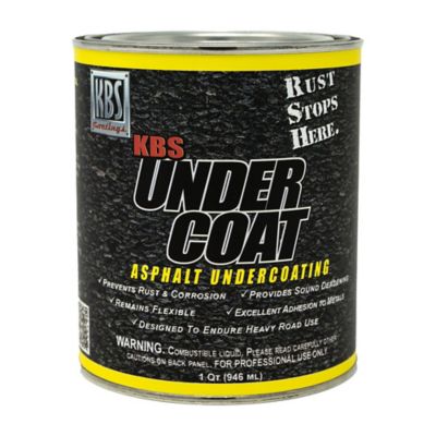 KBS Coatings KBS UnderCoat, Solvent Asphalt, Quart