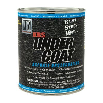KBS Coatings KBS UnderCoat, Waterbased Asphalt, Quart, Black at Tractor ...