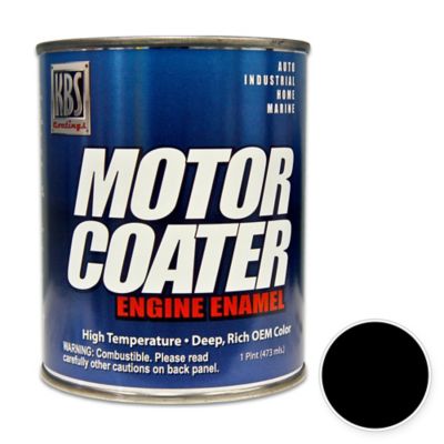 KBS Coatings Motor Coater, Pint, Gloss Black