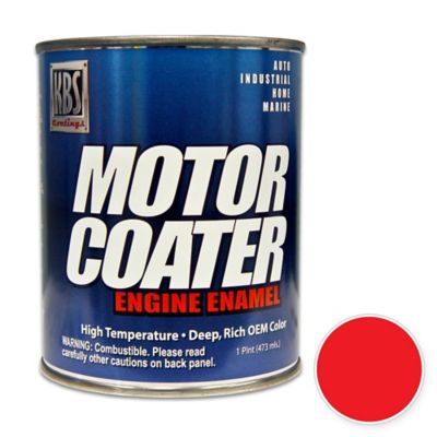 KBS Coatings Motor Coater, Pint, Fire Red