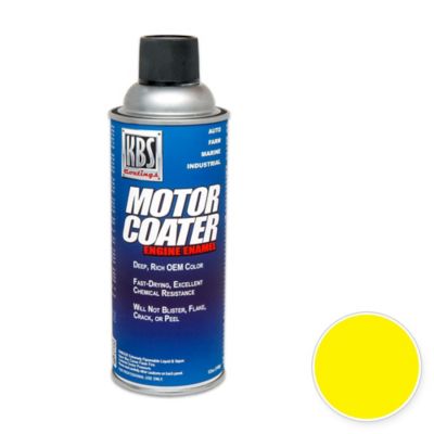 KBS Coatings Motor Coater, Aerosol, Daytona Yellow