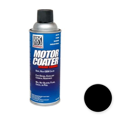 KBS Coatings Motor Coater, Aerosol, Velvet Black