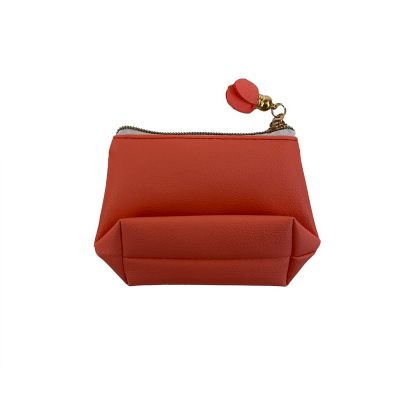 Image showing  Floral Leatherette Zippered Pouch