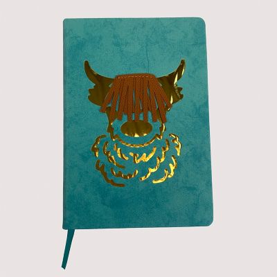 Bella Bug Highland Cow Fringe Journal, 120 Lined Sheets