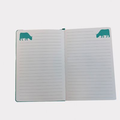 Image showing  Highland Cow Fringe Journal, 120 Lined Sheets