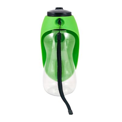 Image showing  26 oz. Fold-A-Bowl Portable Pet Water Bottle & Bowl, Green