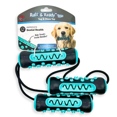 Image showing  Ruff & Ready Trio Dog Pull & Chew Toy