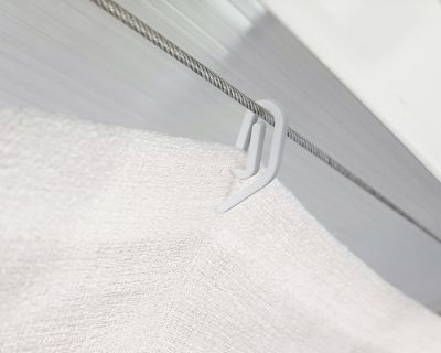 Image showing  Patio Cover Blinds 10 ft. x 24 ft., White