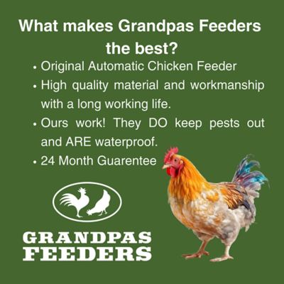 Image showing  20 lb. The Original and Genuine Automatic Chicken Feeder, Standard