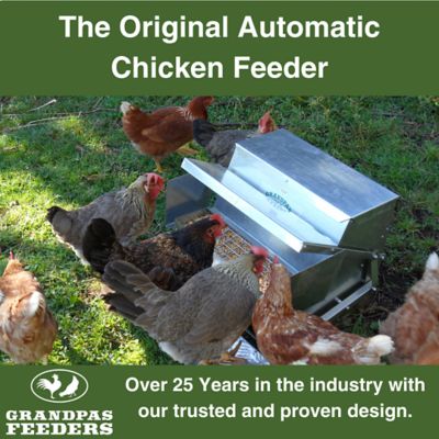 Image showing  40 lb. The Original and Genuine Automatic Chicken Feeder, Large