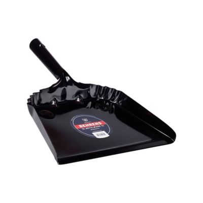 Behrens Galvanized Steel Dustpan, Black