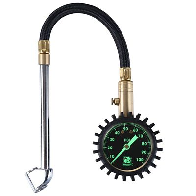 Image showing  0-100 psi Air Pressure Gauge - Analog
