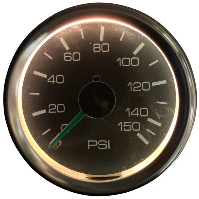 Image showing  0-200 psi Air Pressure Gauge, 2 in., Mechanical, Lighted