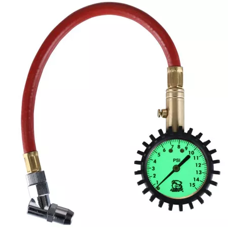 Bulldog Winch Low Air Pressure Gauge 0-15 psi - Analog Tire Pressure Gauges