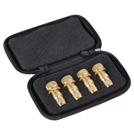 Bulldog Winch Automatic Tire Deflators Set of 4 Brass - 42068 Tire Inflators