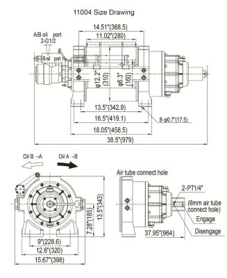 Image showing  20k Hydraulic Winch