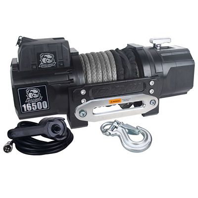 Bulldog Winch 16,500 lb. HD Winch - Synthetic Rope