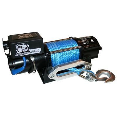 Bulldog Winch 4,400 lb. Trailer/Utility Winch, Synth Rope