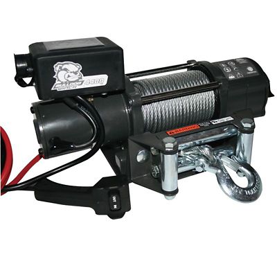 Bulldog Winch 4,400 lb. Trailer/Utility Winch, Wire Rope