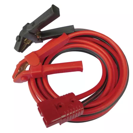 Bulldog Winch Booster Cable Kit 20 Feet with Clamps and Plug Jumper Cables