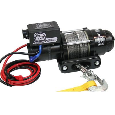 Image showing  3,400 lb. Trailer/Utility Winch, Synth Rope