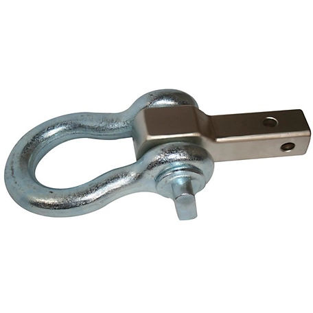 Bulldog Winch Big Dog Shackle, 2 x 2 in. Receiver Mount with 1-1/2 in. Shackle