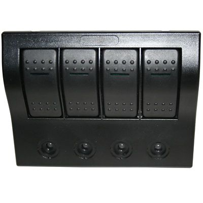Image showing  4-Switch Panel w/Lighted Breakers