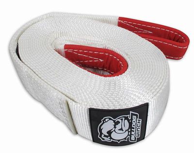 Bulldog Winch Snatch Strap, 3 in. x 30 ft. 19.8kBS, 10k WLL